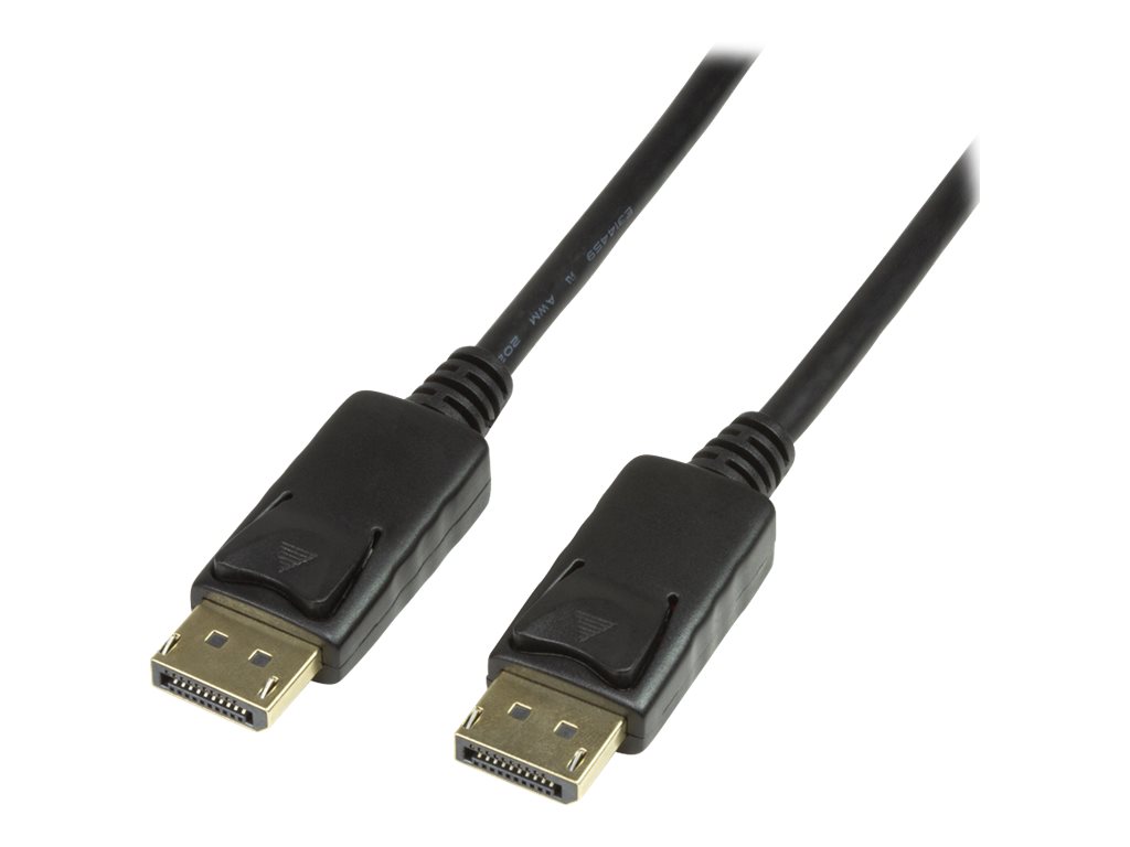 LogiLink CV0074 DisplayPort cable 5 m Black