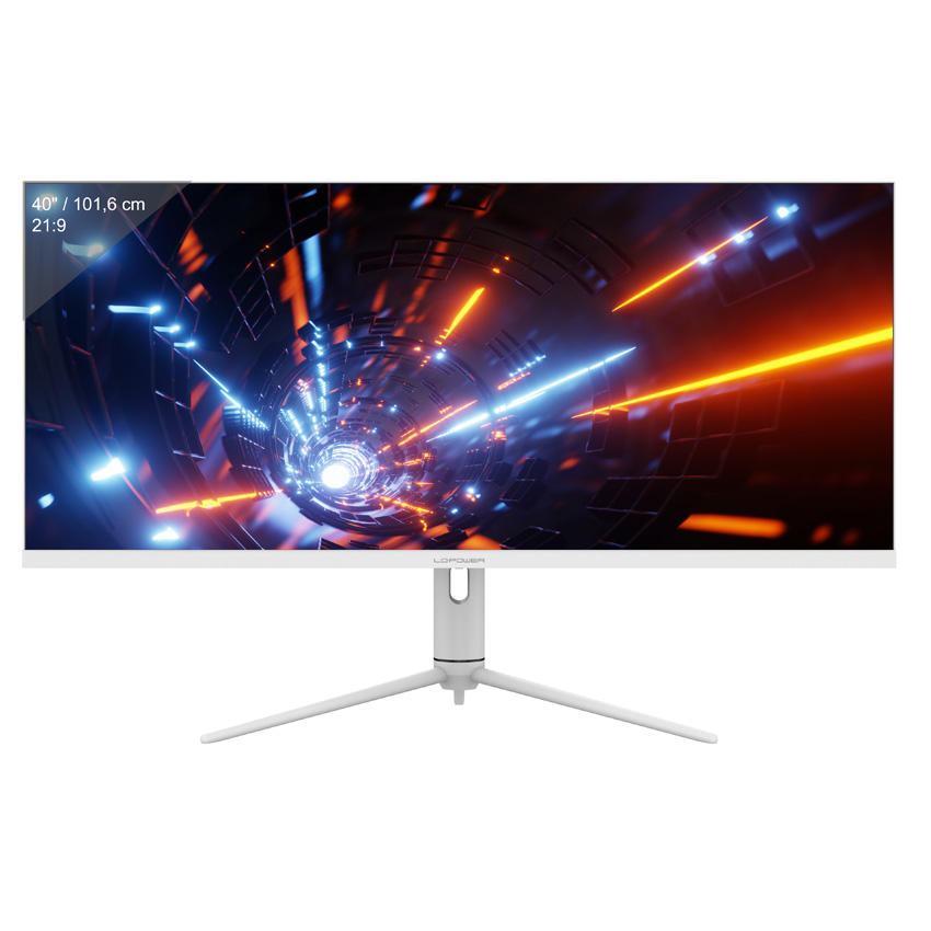 LC-Power LC-M40-UWQHD-144 pantalla para PC 101,6 cm (40) 3440 x 1440 Pixeles UltraWide Quad HD Blanco