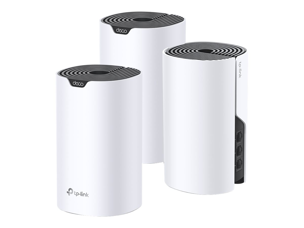 TP-Link Deco S7 (3-pack) Dual-band (2.4 GHz/5 GHz) Wi-Fi 5 (802.11ac) Bianco, Nero Interno
