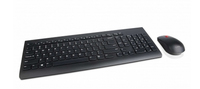 Lenovo 4X30M39504 teclado Ratn incluido Nrdico Negro