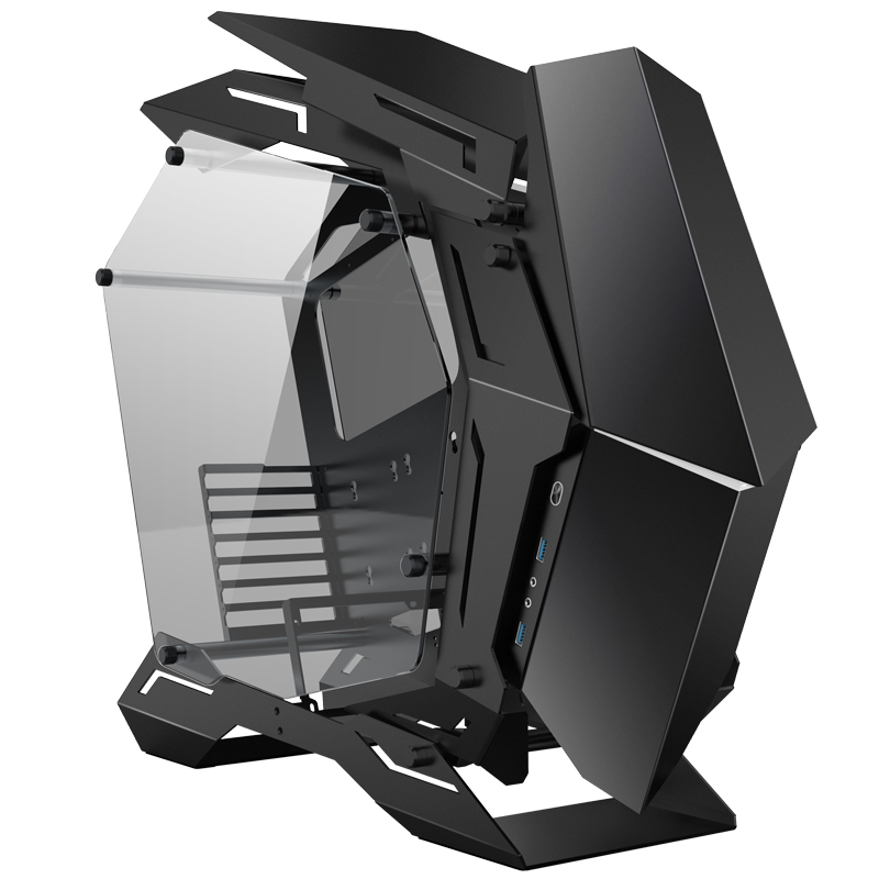 Jonsbo MOD3 Big-Tower Showcase Tempered Glass - schwarz