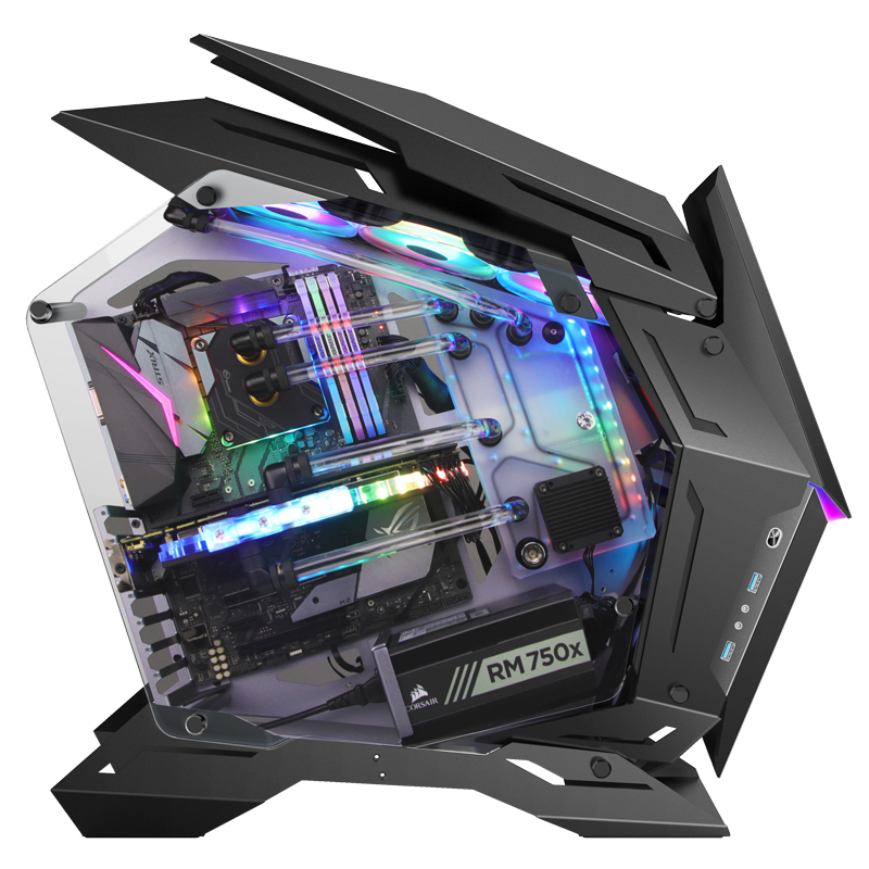 Jonsbo MOD3 Big-Tower Showcase Tempered Glass - schwarz