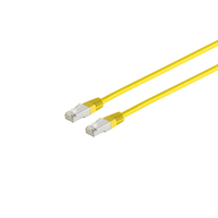 S/CONN maximum connectivity Patchkabel S/FTP Cat.6 halogenfrei gelb - Kabel - Netzwerk