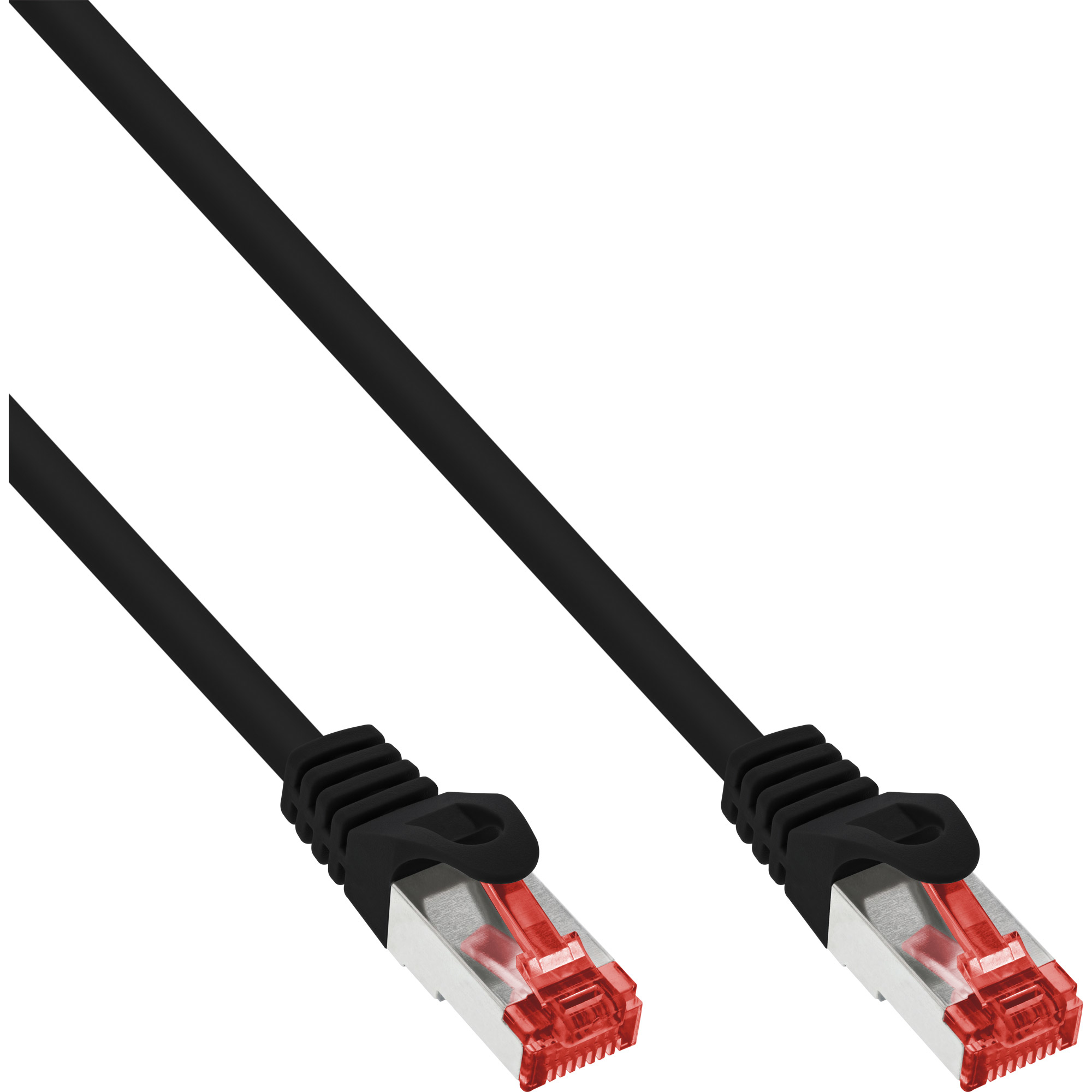 InLine Patch Cable S/FTP PiMF Cat.6 250MHz PVC CCA black 5m