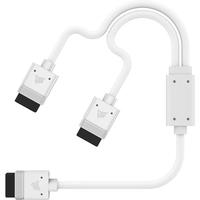 Corsair iCUE LINK Cable 600mm Y-Cable with Straight connectors White