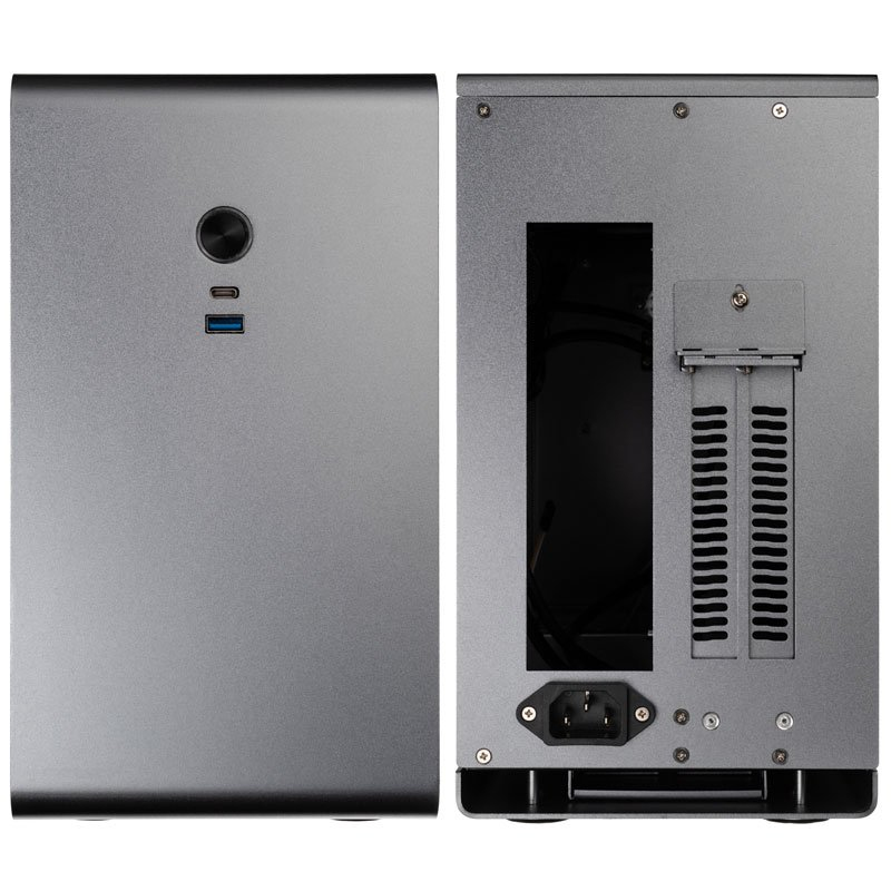 Kolink Rocket V2 - Mini Tower - PC - Grau - Micro-ITX - Aluminium - 9,2 cm