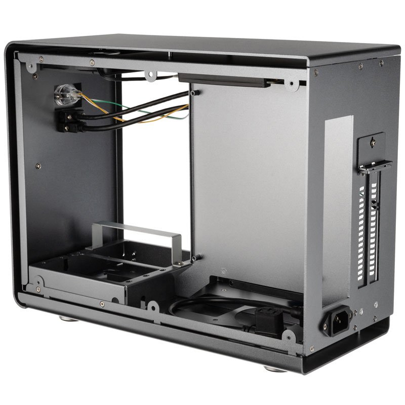 Kolink Rocket V2 - Mini Tower - PC - Grau - Micro-ITX - Aluminium - 9,2 cm