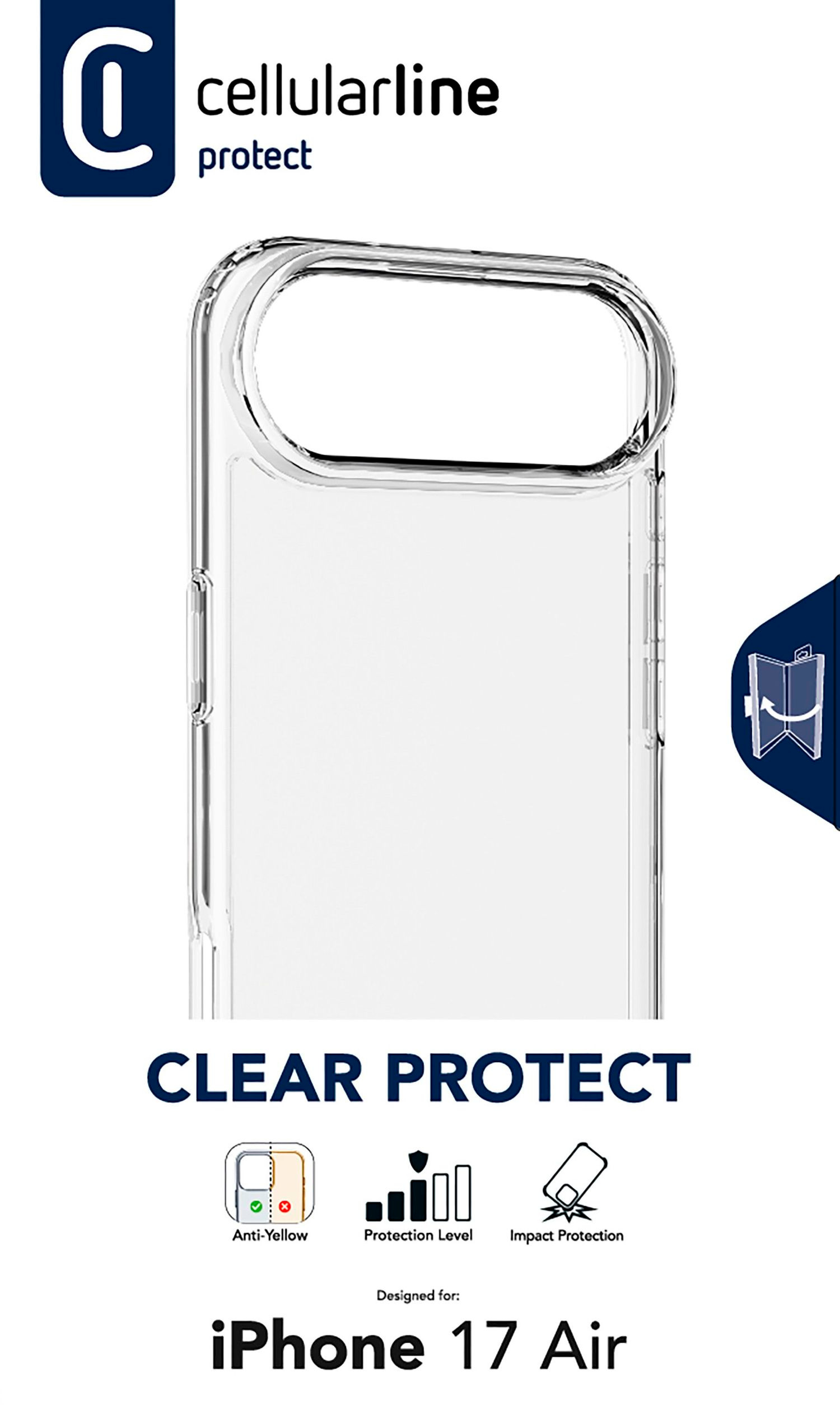 Cellularline Clear Protect - Hintere Abdeckung