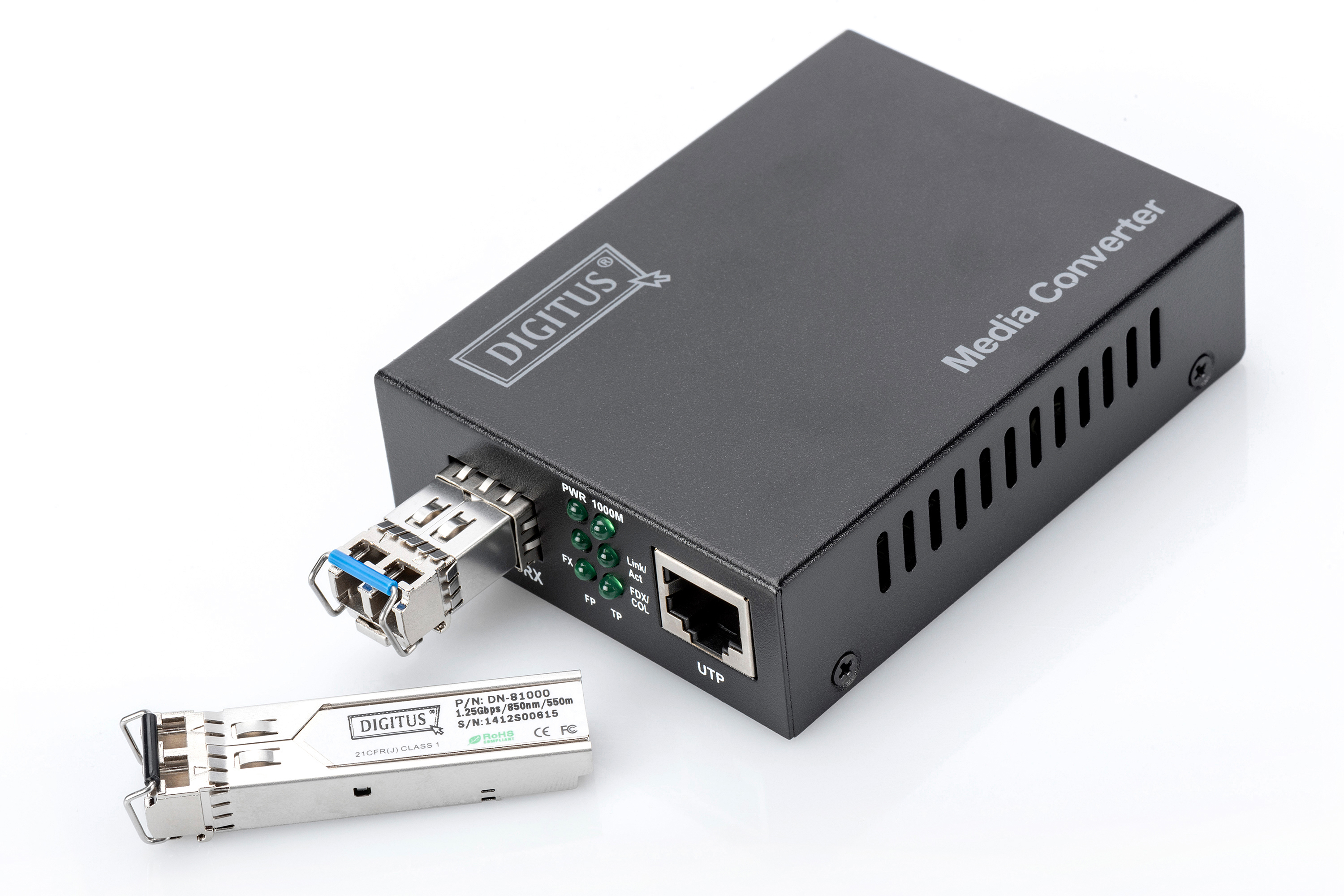 Digitus Convertisseur de mdias Gigabit , en RJ45 / SFP