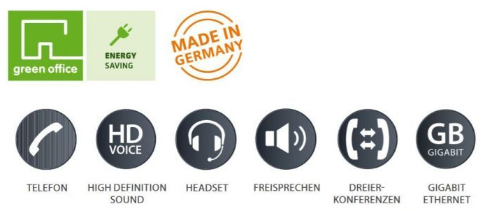 bintec elmeg IP620 - VoIP-Telefon - SIP - 4 Leitungen