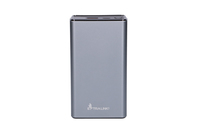 Extralink Powerbank EPB-127 30000mAh Silber Power bank - 65W PD - USB-C - 30000 mAh - Lithium-Ion (Li-Ion) - 3,7 V - 65 W - Grau - Hellgrau