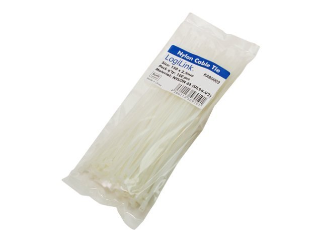 LogiLink Kabelbinder - 13 cm (Packung mit 100)
