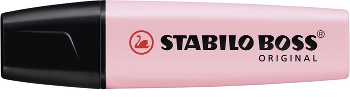 STABILO Boss Original Pastel Highlighter,Pink Blush, 5mm (70/129
