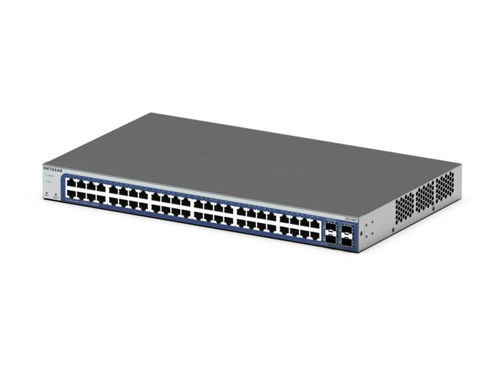 NETGEAR GS748Tv6 Gestito L2/L3/L4 Gigabit Ethernet (10/100/1000) Nero, Grigio