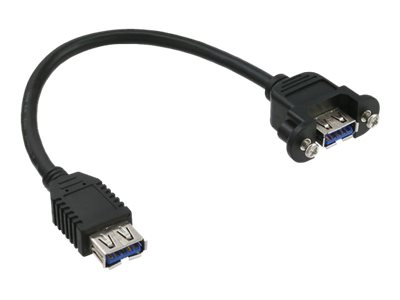 InLine USB 3.0 Adapter Cable Type A female / Chassis Connector Type A, 0.20m