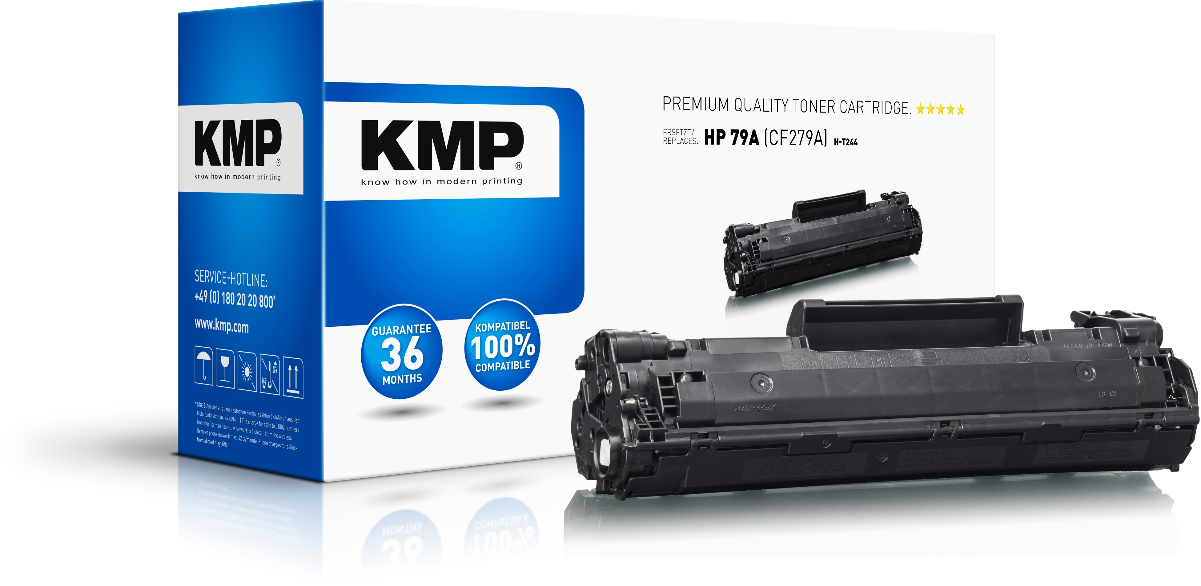 KMP H-T244 - 1000 Seiten - Schwarz - 1 St�ck(e)