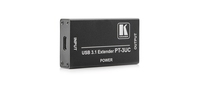 Kramer Electronics PT-3UC - Aktiver USB-C Extender (4K@60Hz| USB3.2 SuperSpeed 10Gbps| DisplayPort Alt-Mode)