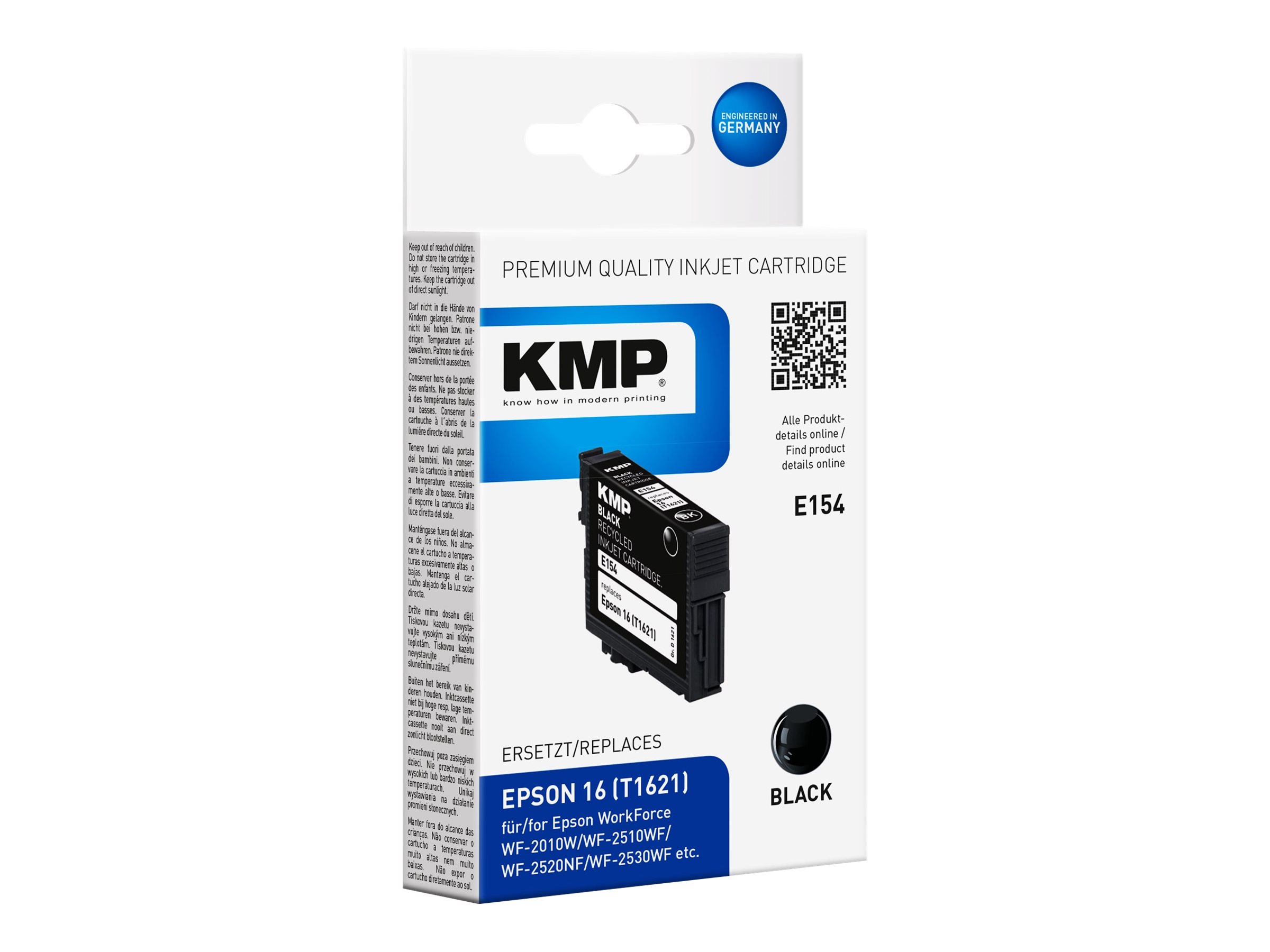 KMP H135 - 3 ml - Schwarz - kompatibel - Tintenpatrone