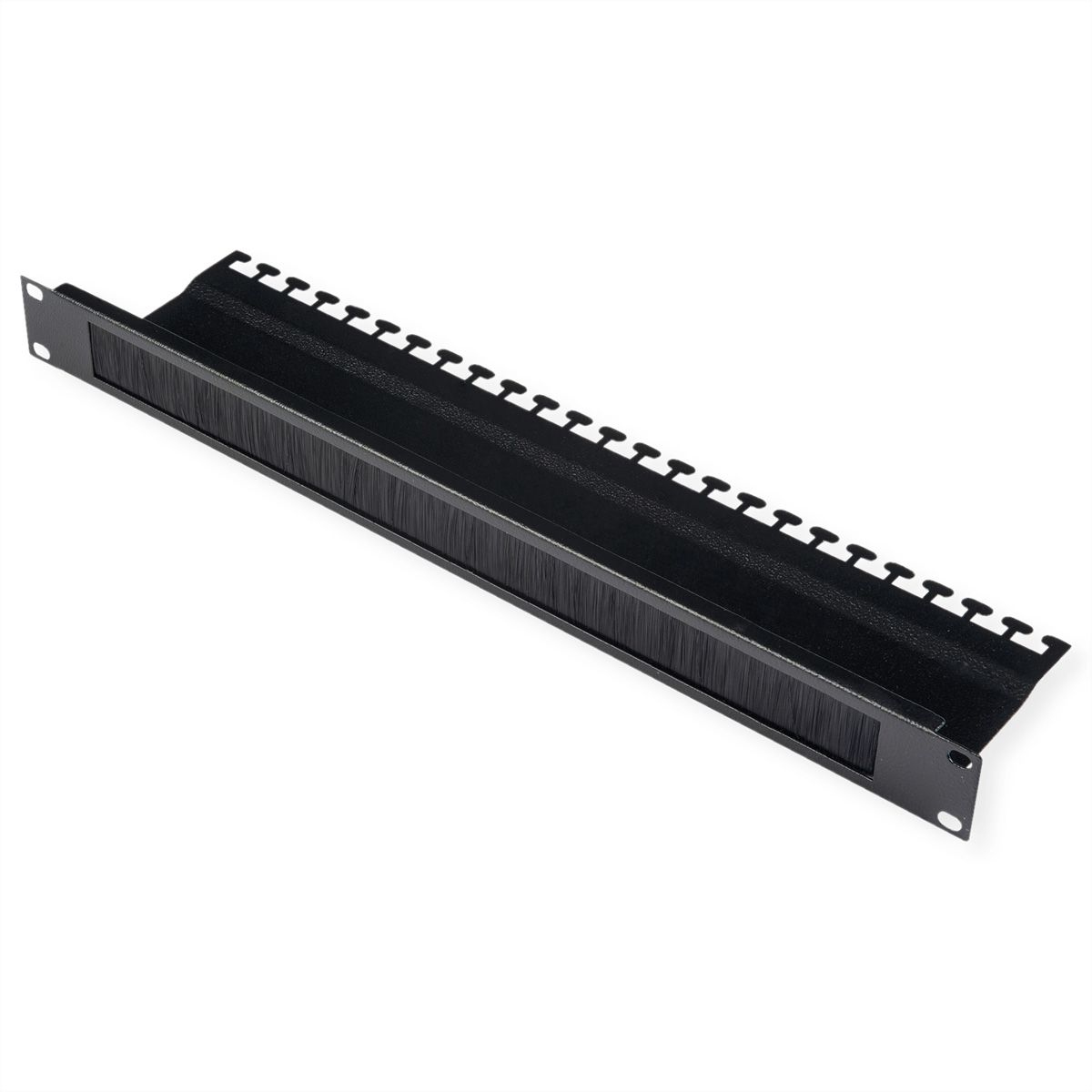 ROLINE 19 Zoll Kabelzuf�hrung mit B�rstenleiste schwarz - Rack-Zubeh�r
