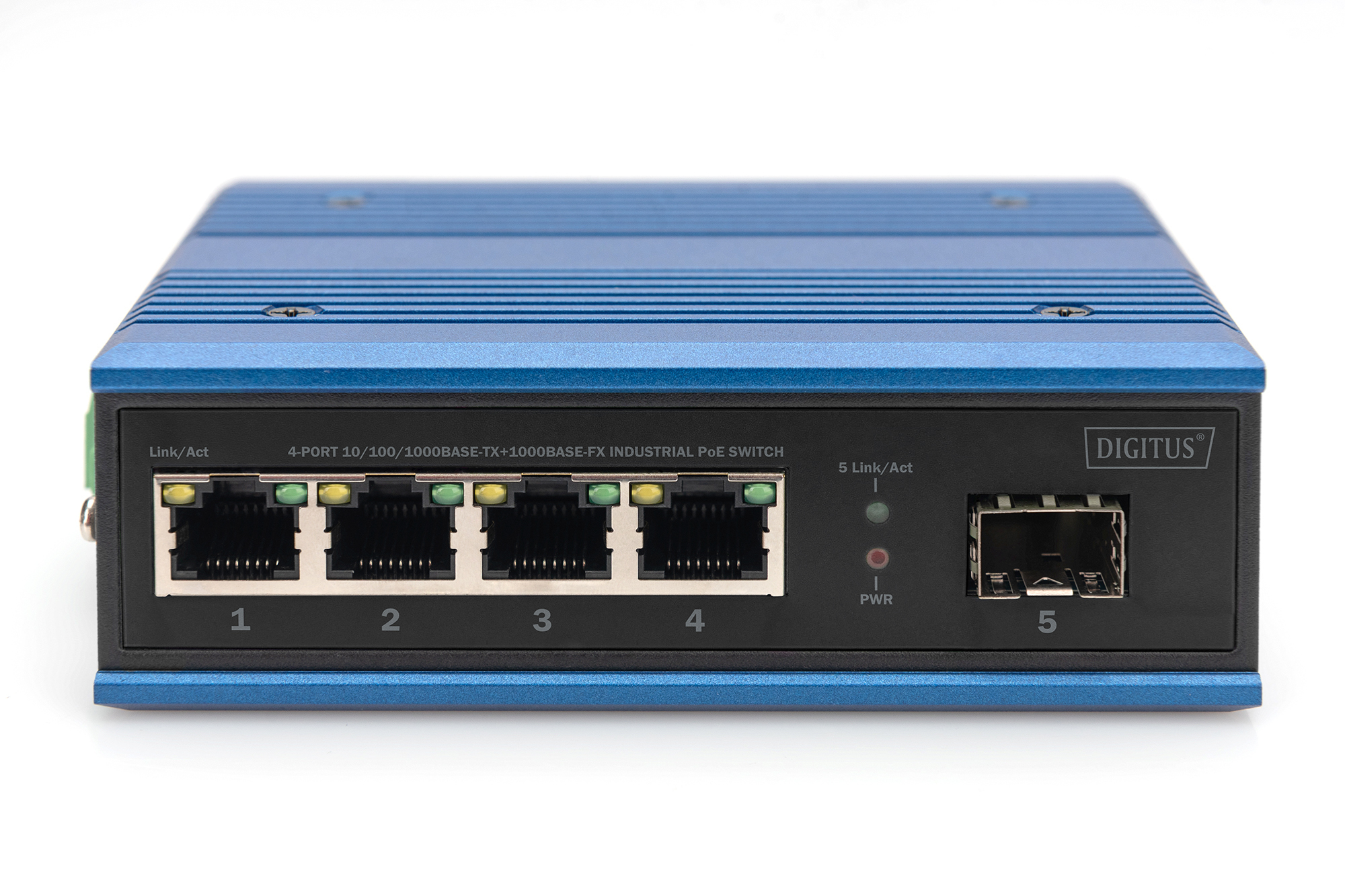 Digitus 4-port 10/100/1000BASE-TX+1000Base-FX Industrial PoE Switch