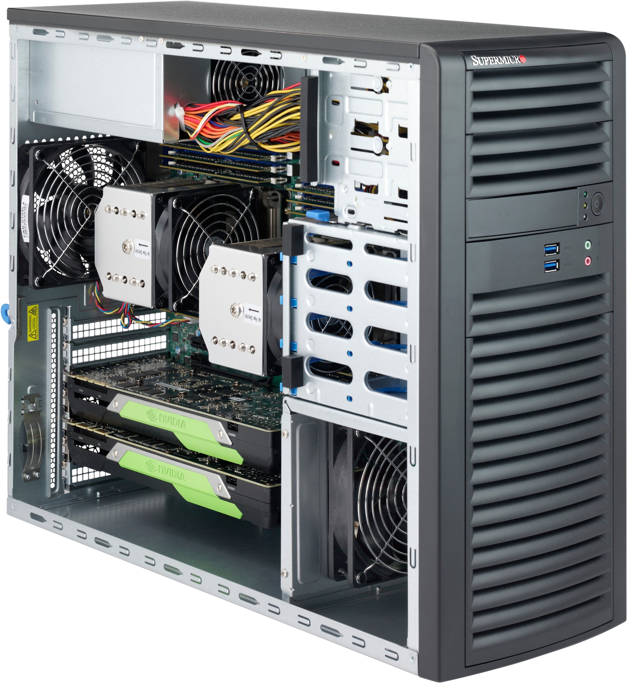 Supermicro SC732 D3-1K26B - MDT - Erweitertes ATX 1200 Watt (PS/2)