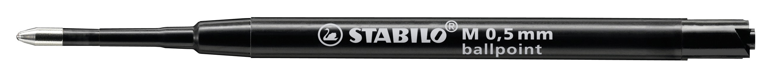 STABILO 2/046-02 Recambio de bol�grafo Medio Negro 10 pieza(s)