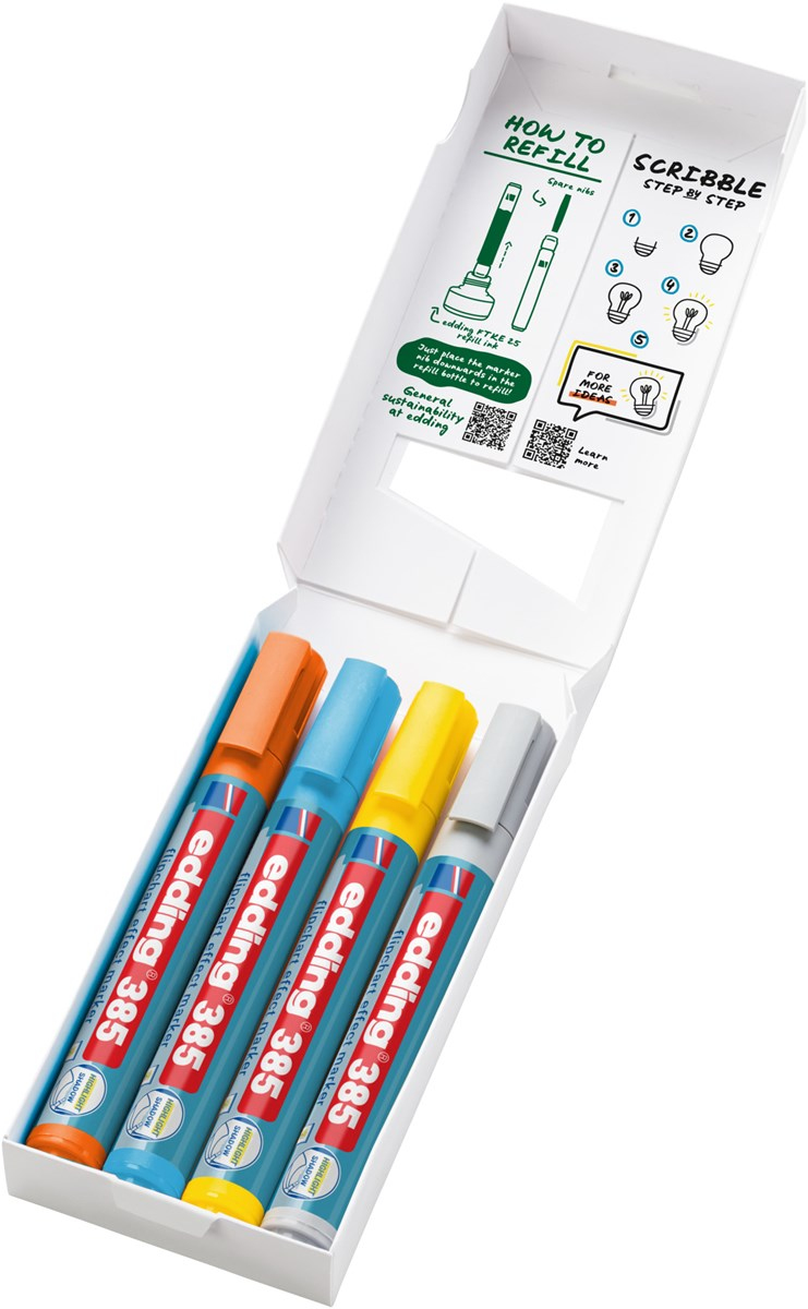 EDDING 385 Flipchart-Marker 1.0 - 5.0 mm farbsortiert
