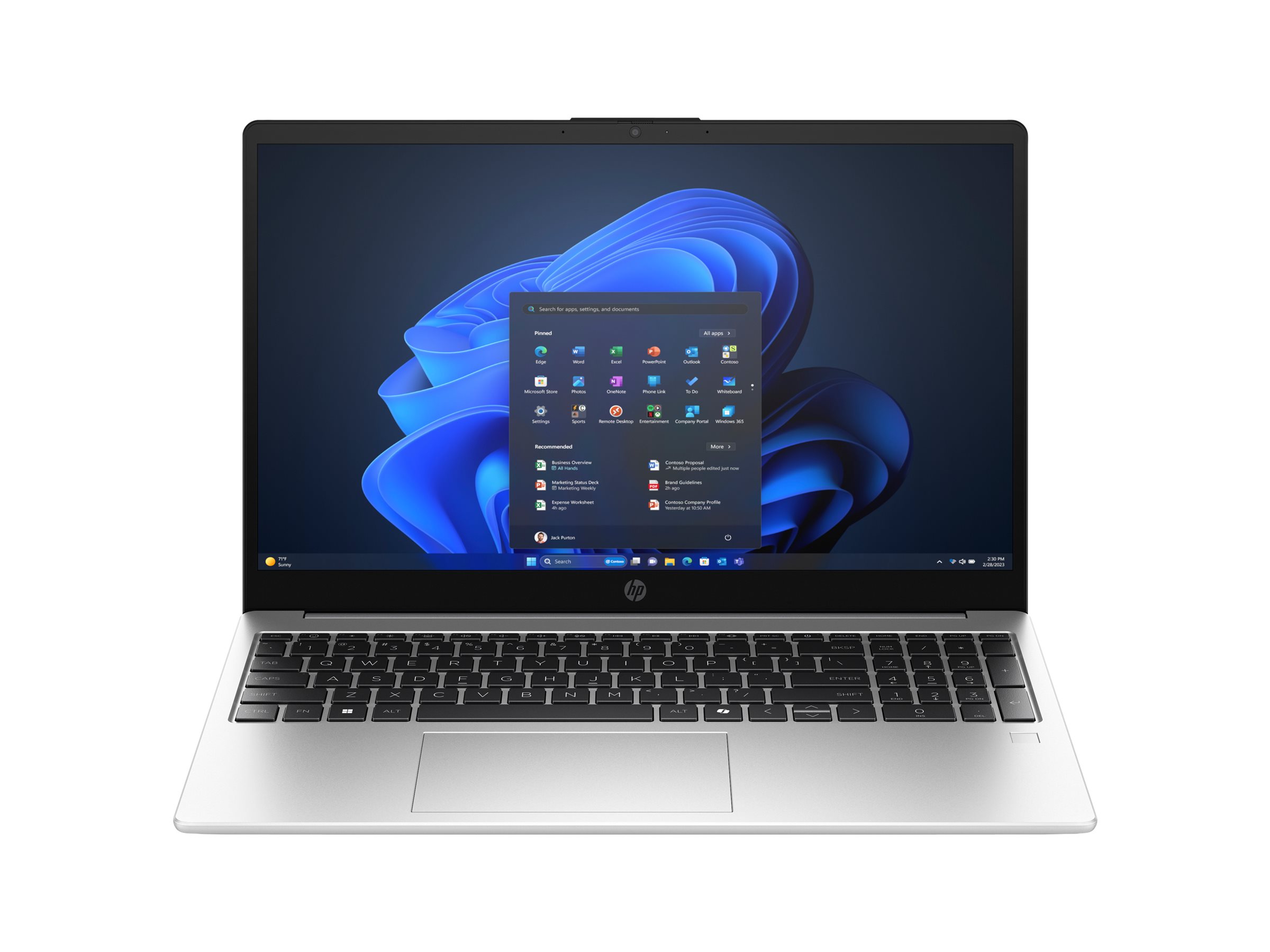 HP 255R G10 Notebook - AMD Ryzen 5 7535U / 2.9 GHz - Win 11 Pro - Radeon 660M - 16 GB RAM - 512 GB SSD NVMe - 39.6 cm (15.6)