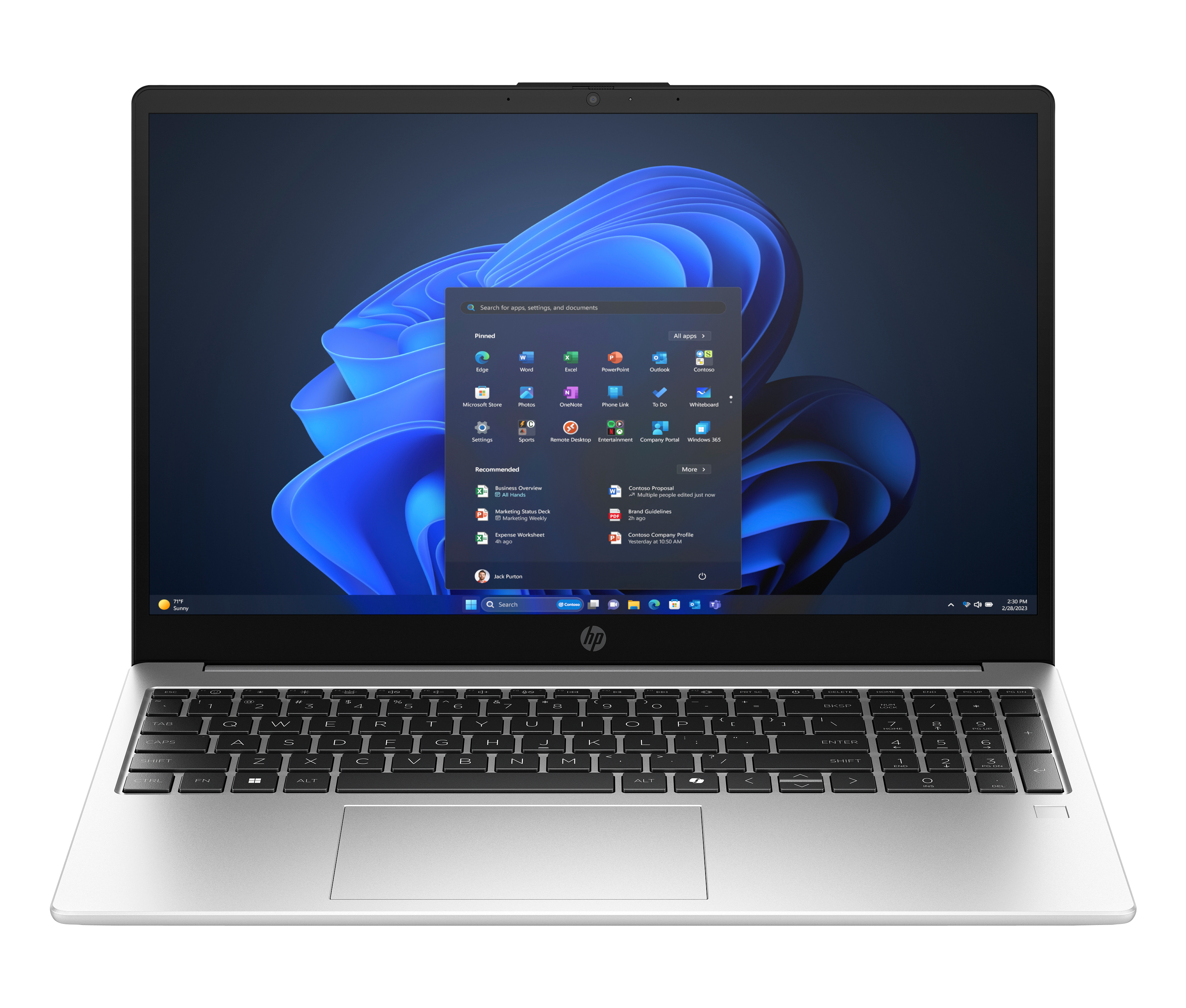 HP 255R G10 Notebook - AMD Ryzen 5 7535U / 2.9 GHz - Win 11 Pro - Radeon 660M - 16 GB RAM - 512 GB SSD NVMe - 39.6 cm (15.6)