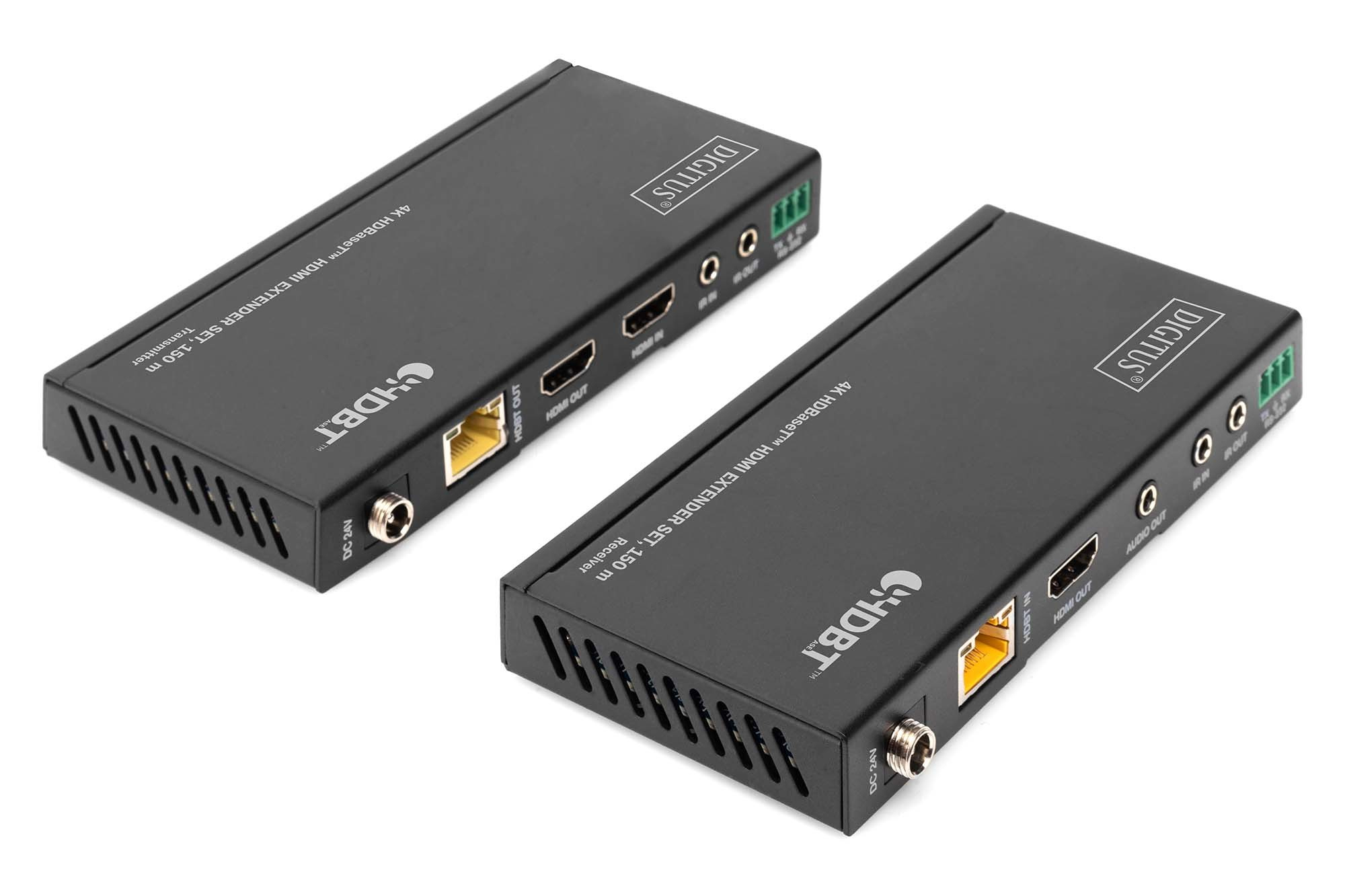 Digitus Set extender 4K HDBaseT HDMI, 150 m