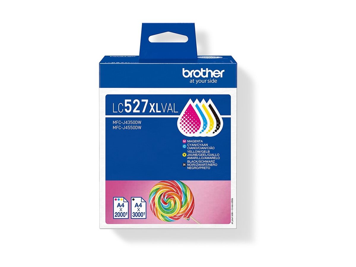 Brother Genuine LC527XLVAL Ink Cartridge Value Pack