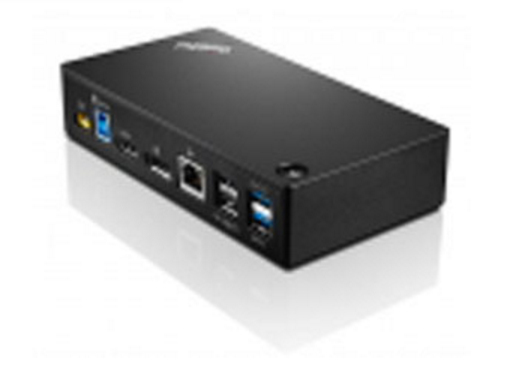 Lenovo 40A80045IT laptop dock/port replicator Wired USB 3.2 Gen 1 (3.1 Gen 1) Type-A Black