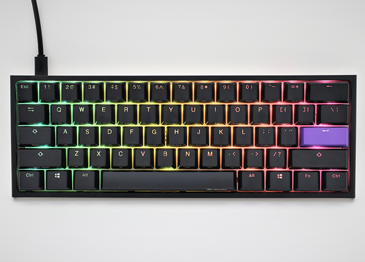Ducky One 2 Mini RGB keyboard USB US English Black