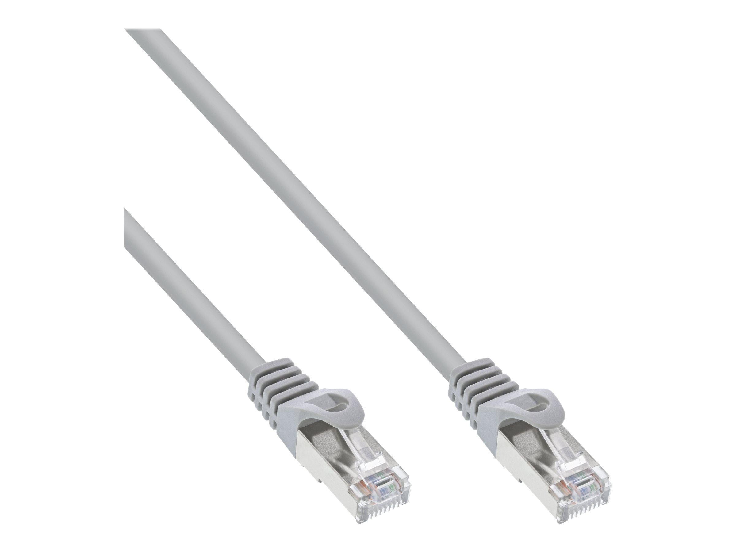 InLine 25pcs. pack Bulk-Pack Patch cable, SF/UTP, Cat.5e, grey, 5m