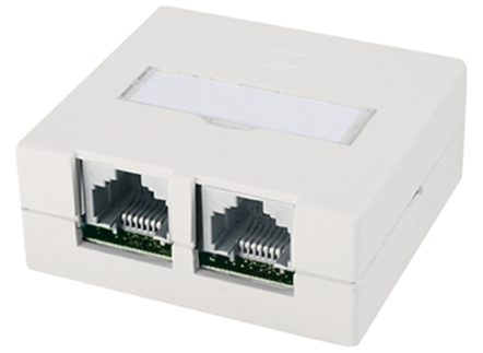 Teleg�rtner J00023A0056 presa energia RJ-45 Bianco