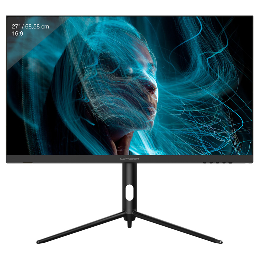 LC-Power LC-M27-4K-UHD-144-V2 �cran plat de PC 68,6 cm (27) 3840 x 2160 pixels 4K Ultra HD LCD Noir