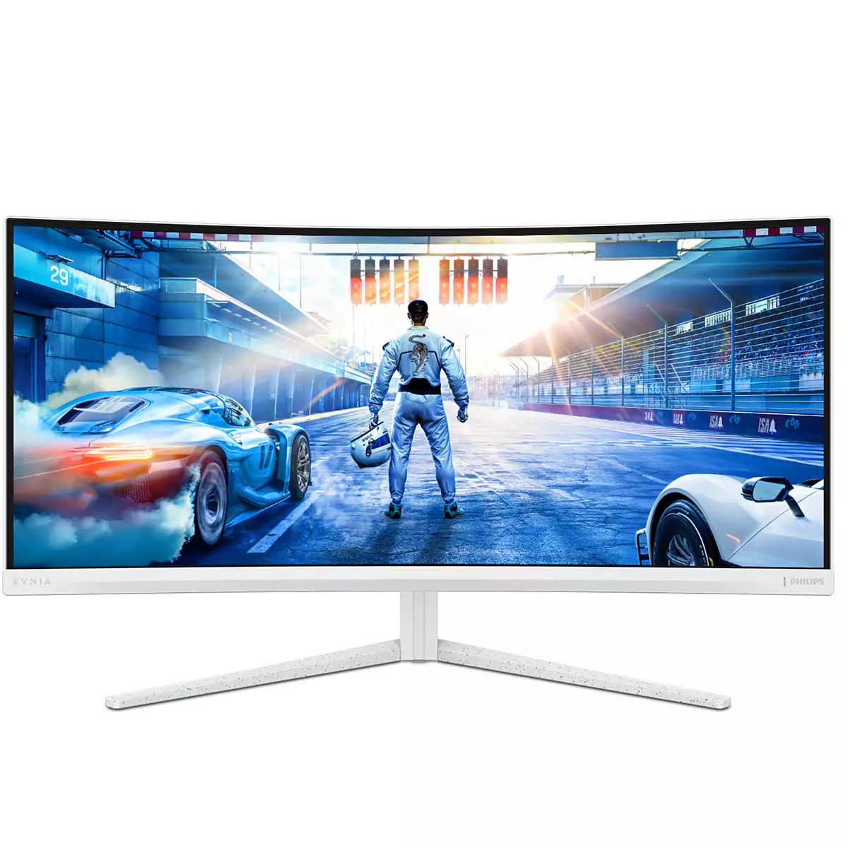 Philips 34IN 21:9 FAST VA 200HZ 3440X14 40 HAS 130MM HDMI X 2X 2.0 DP X computer monitor 86.4 cm (34) 3440 x 1440 pixels White