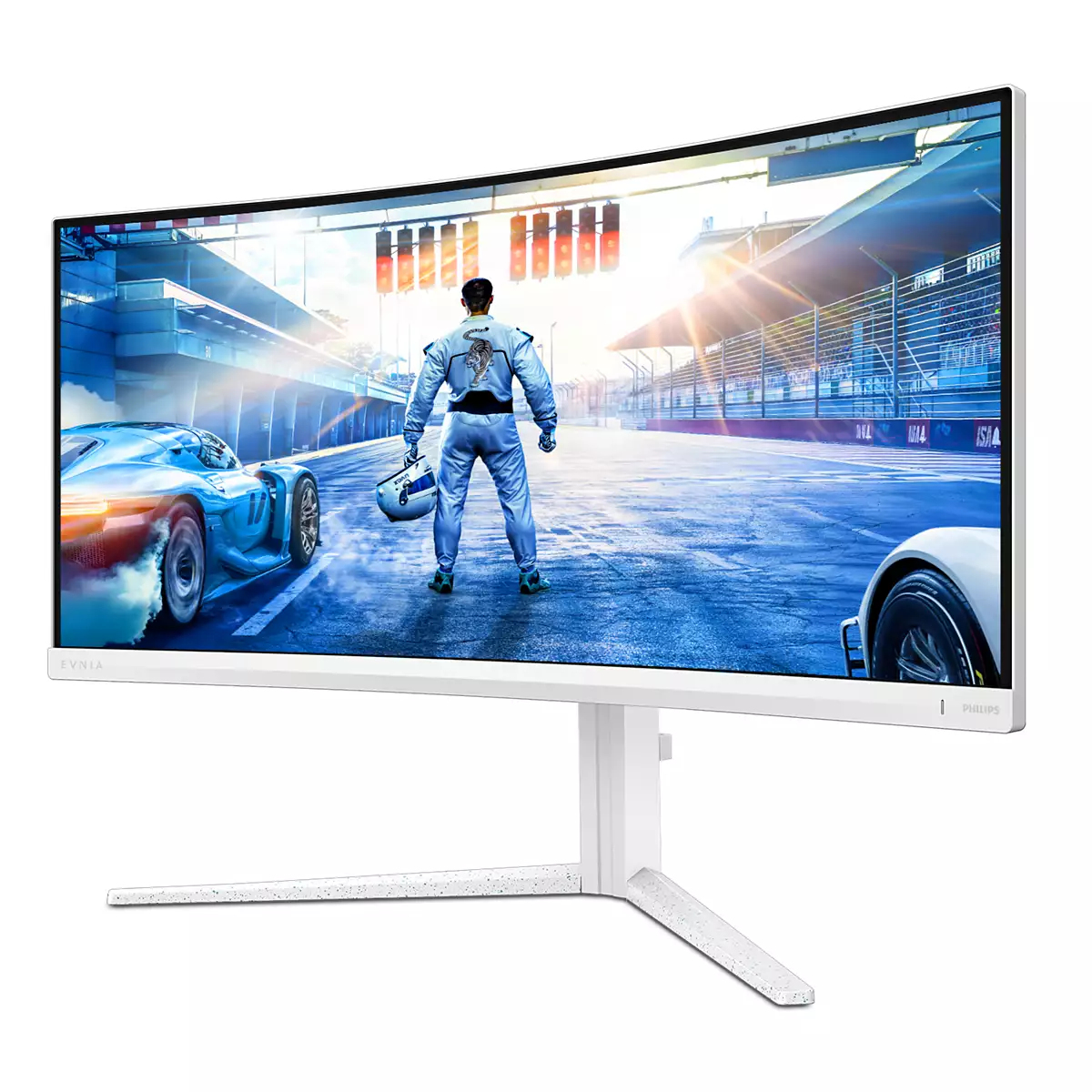Philips 34IN 21:9 FAST VA 200HZ 3440X14 40 HAS 130MM HDMI X 2X 2.0 DP X computer monitor 86.4 cm (34) 3440 x 1440 pixels White