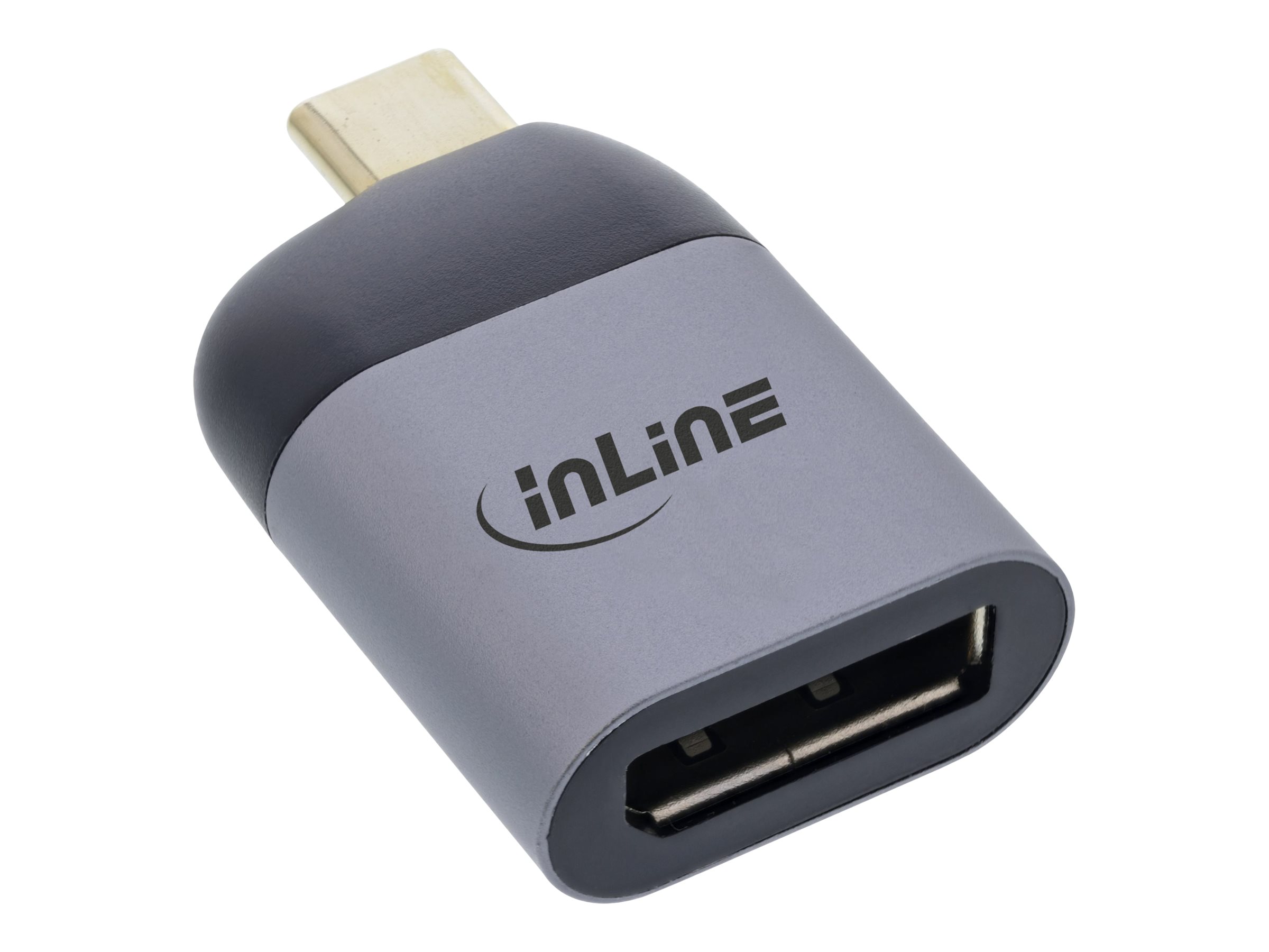 InLine 64106D Adaptador gr�fico USB 7680 x 4320 Pixeles Gris