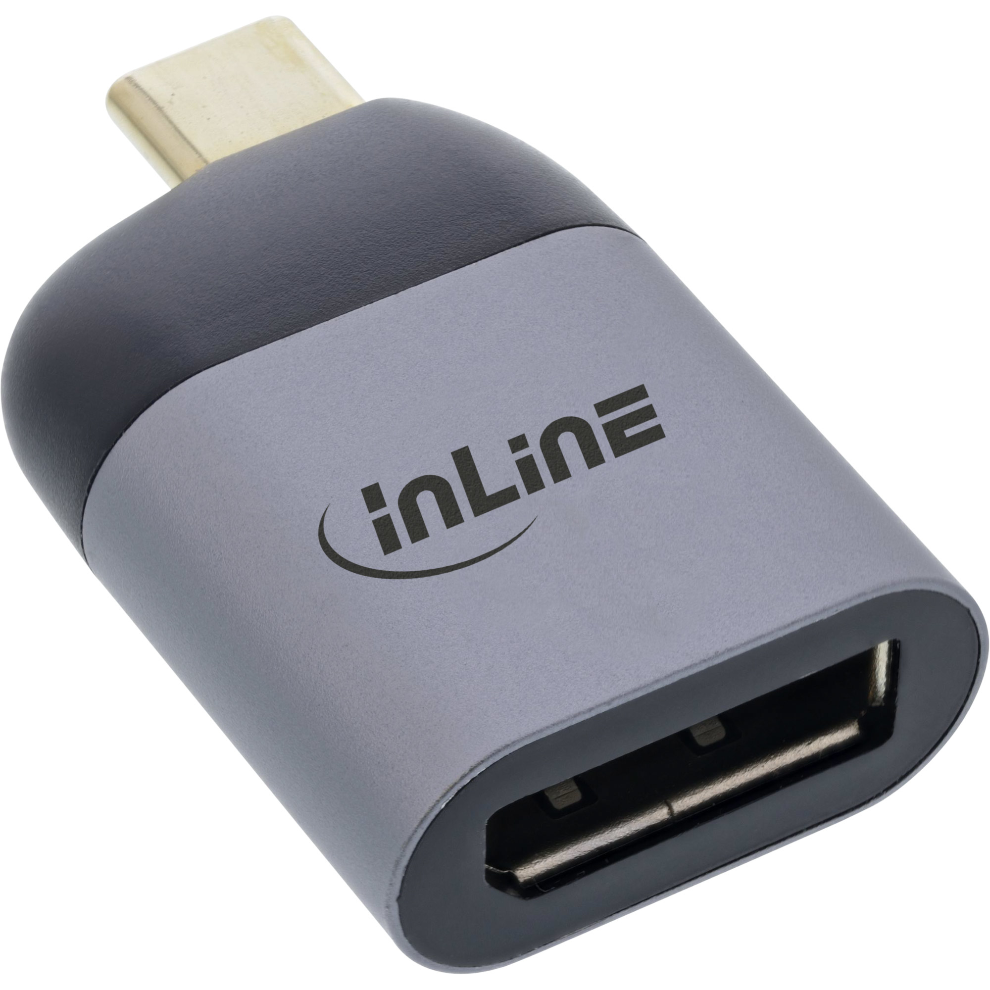 InLine 64106D Adaptador gr�fico USB 7680 x 4320 Pixeles Gris