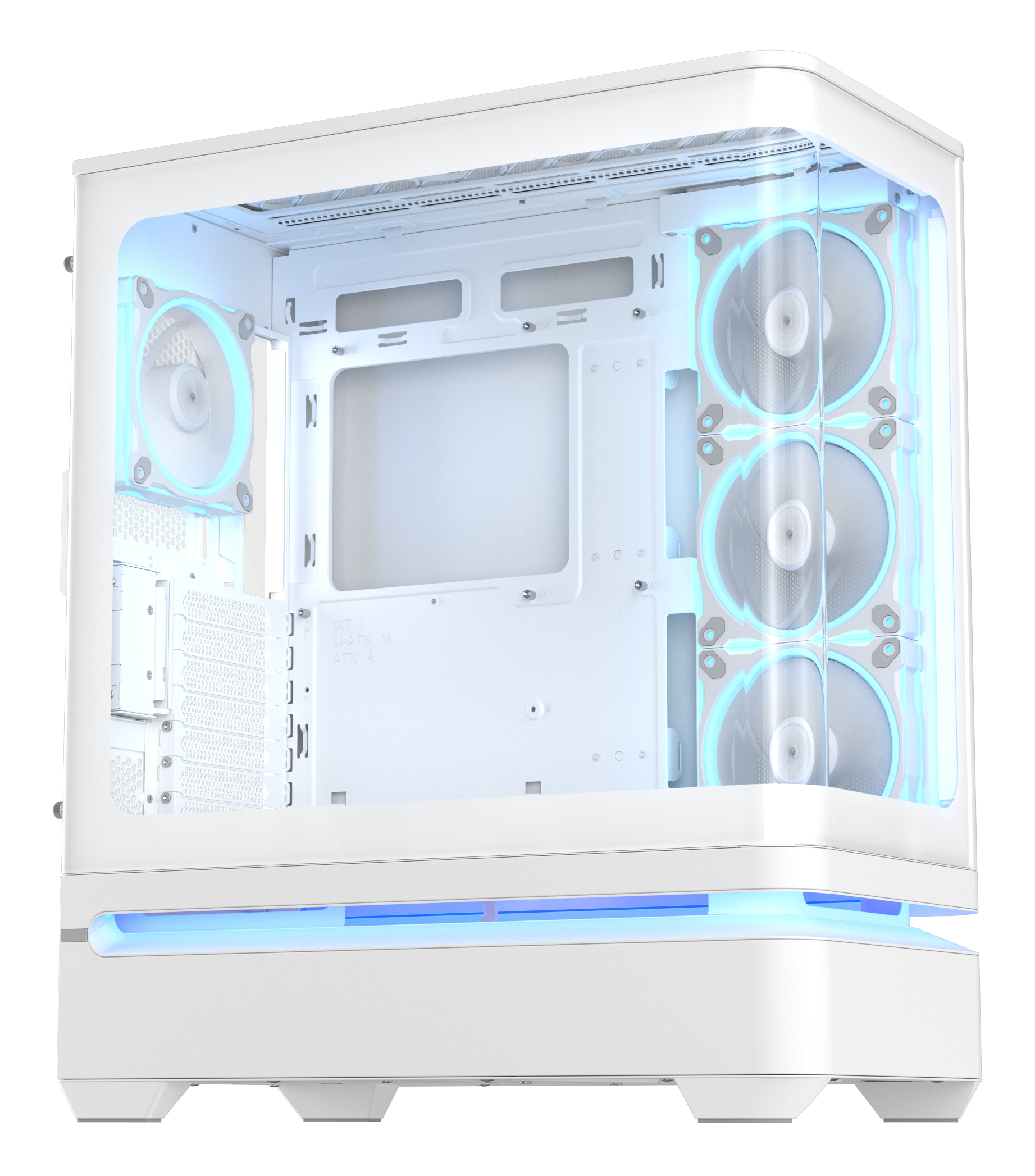 ASUS PRIME AP304 TG ARGB WHITE Blanc