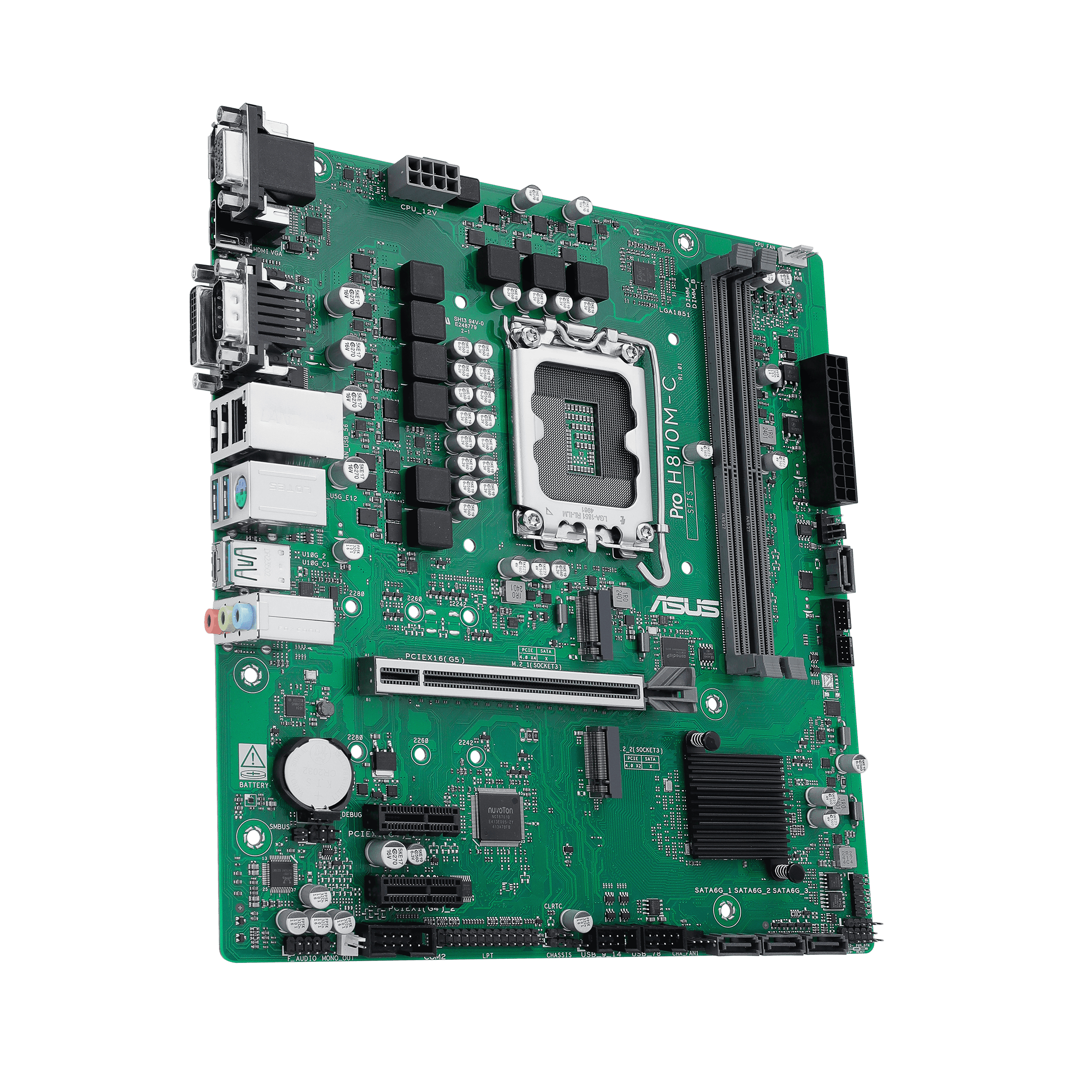 ASUS PRO H810M-C-CSM Intel H810 LGA 1851 (Socket V1) micro ATX