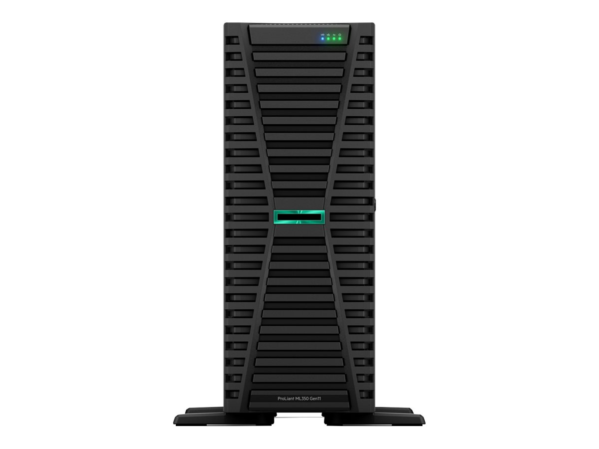 HPE ProLiant ML350 Gen11 - Server - Tower - 4U - zweiweg - 1 x Xeon Silver 4510 / 2.4 GHz - RAM 64 GB - SATA/SAS/NVMe - Hot-Swap 6.4 cm (2.5)