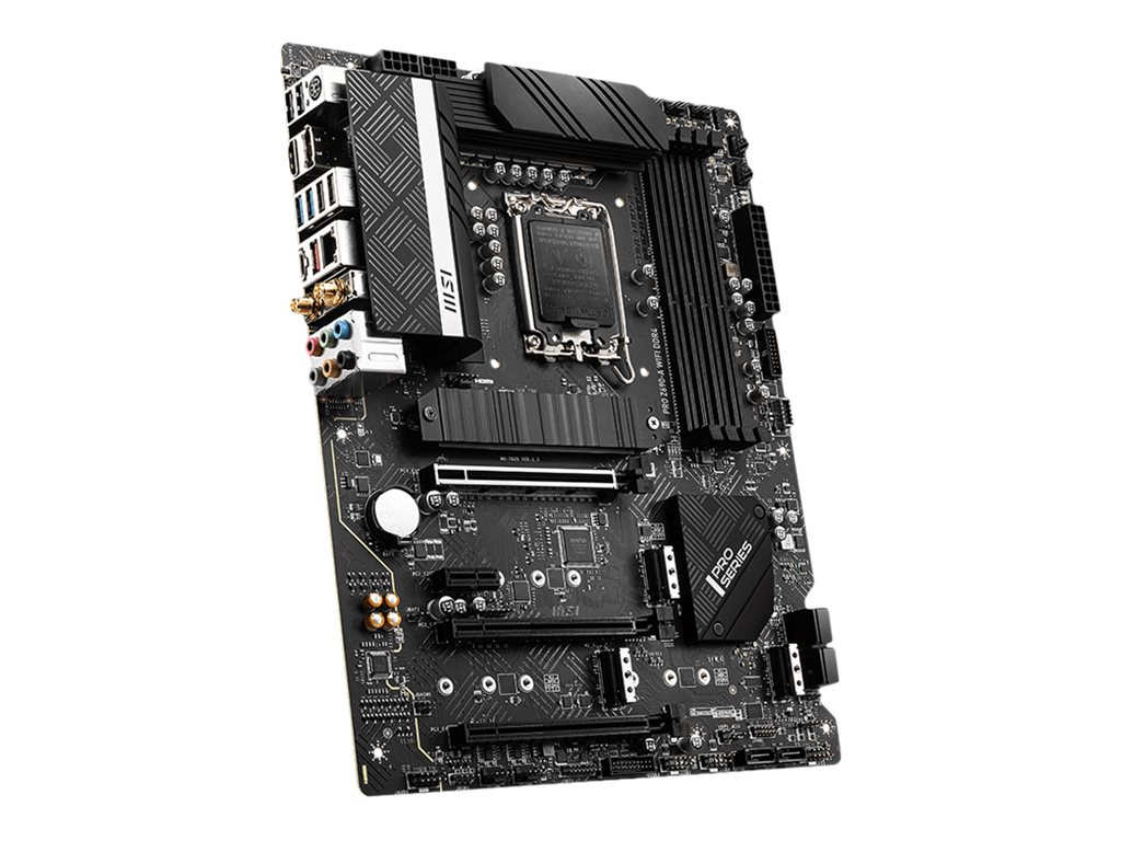 MSI PRO Z690-A WIFI DDR4 - Motherboard - ATX - LGA1700-Sockel - Z690 Chipsatz - USB-C Gen2, USB 3.2 Gen 1, USB 3.2 Gen 2, USB-C Gen 2x2 - 2.5 Gigabit LAN, Wi-Fi, Bluetooth - Onboard-Grafik (CPU erforderlich)