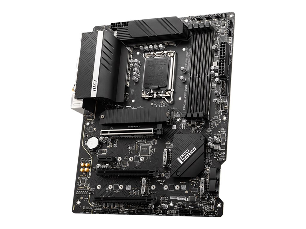 MSI PRO Z690-A WIFI DDR4 - Motherboard - ATX - LGA1700-Sockel - Z690 Chipsatz - USB-C Gen2, USB 3.2 Gen 1, USB 3.2 Gen 2, USB-C Gen 2x2 - 2.5 Gigabit LAN, Wi-Fi, Bluetooth - Onboard-Grafik (CPU erforderlich)