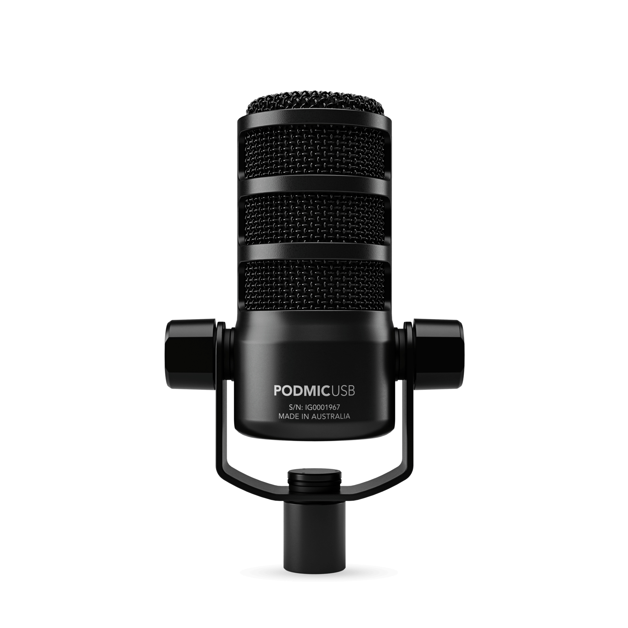 RDE PodMic USB Negro Micrfono de estudio