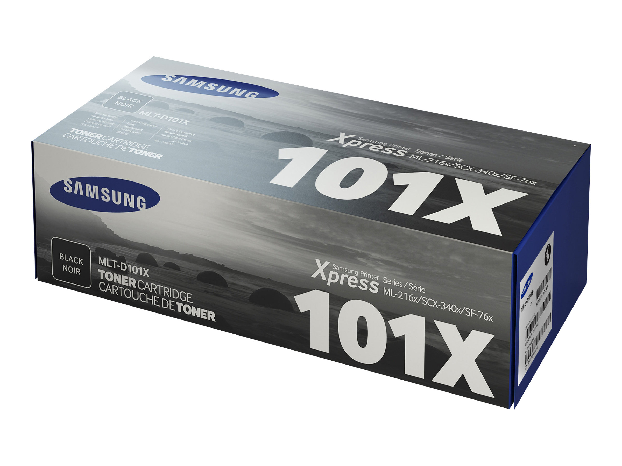 Samsung Cartucho de tner negro de bajo rendimiento MLT-D101X