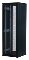 Rockstable 37 HE 19 Serverschrank mit Gitternetzt�ren - Freistehendes Gestell - 37U - 800 kg - Sperrschloss - Ablageschienen - Verstellbare F��e