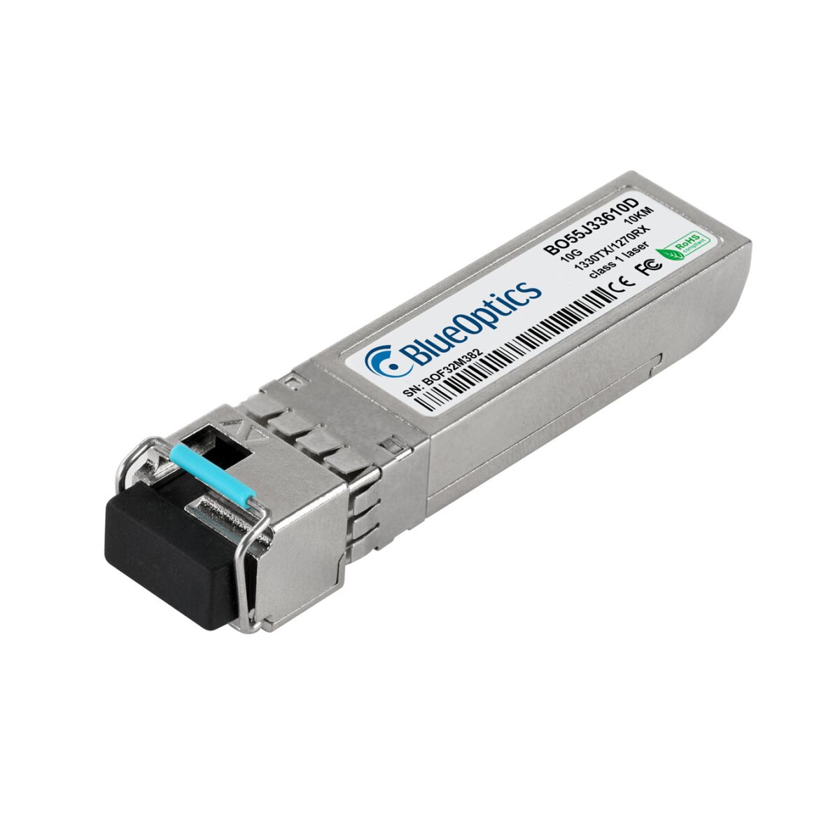 BlueOptics SFP-10G-BX-D-SO-BO module metteur-rcepteur de rseau Fibre optique 10000 Mbit/s SFP+