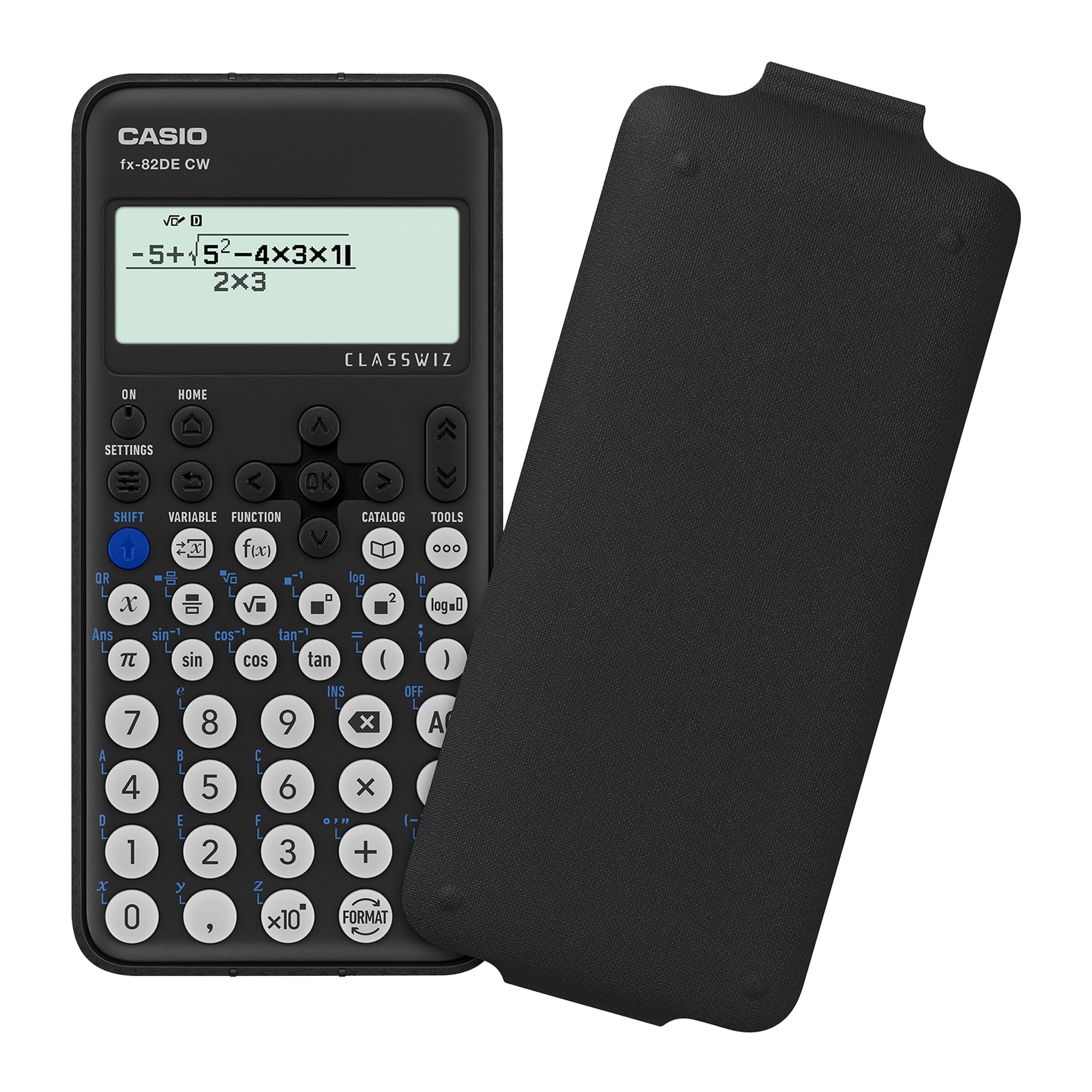 Casio FX-82DE CW  Casio FX-82DE CW calcolatrice Tasca Calcolatrice  scientifica Nero